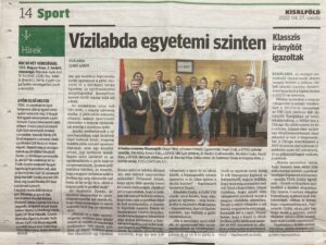 Read more about the article Vízilabda egyetemi szinten